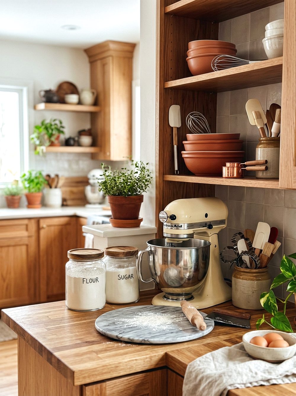 Cabinet Nook Baking Area