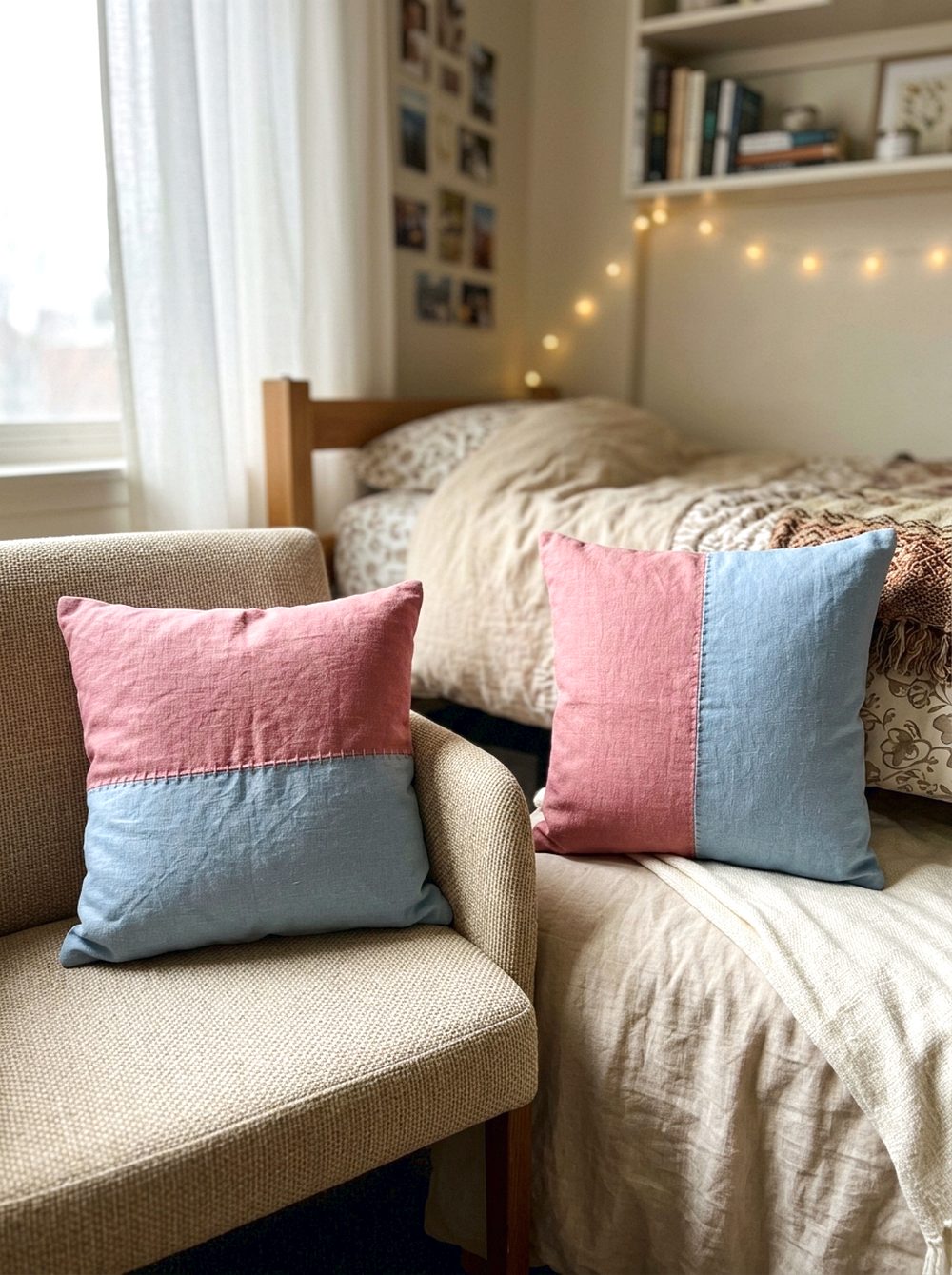 Color Block Throw Pillows