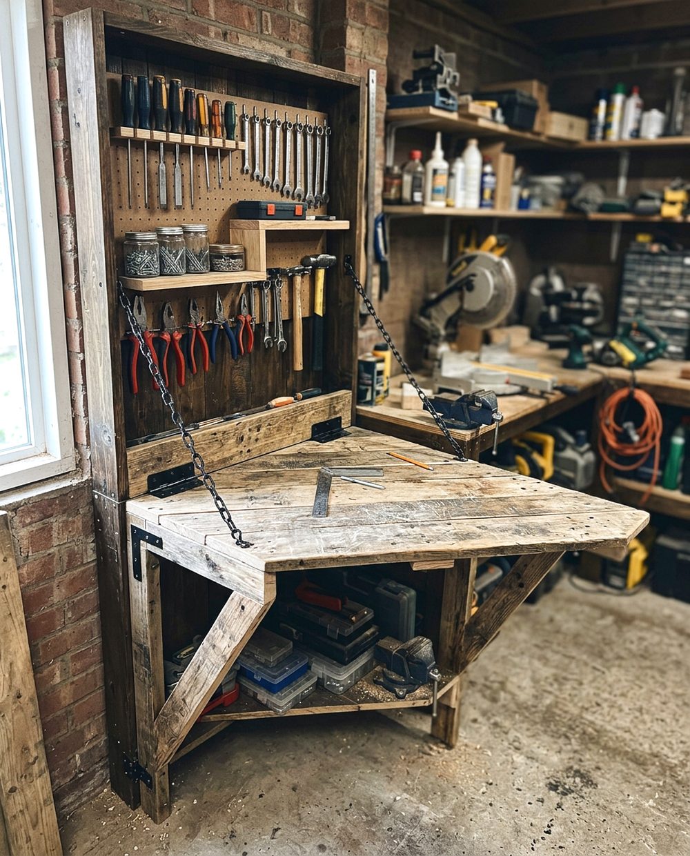 Corner Workshop Bench