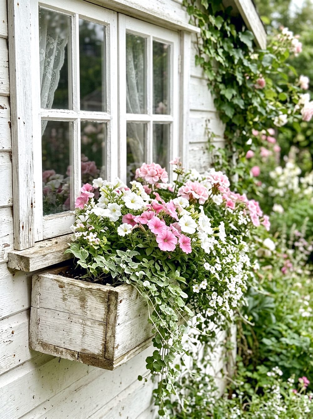 Cottage Window Box Blooms