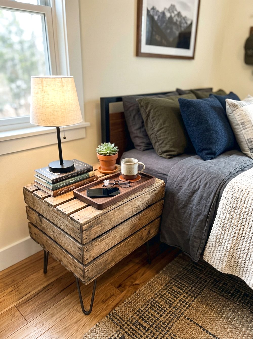 Crate Nightstand