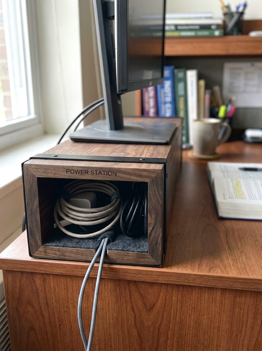 Desk Cable Management Box