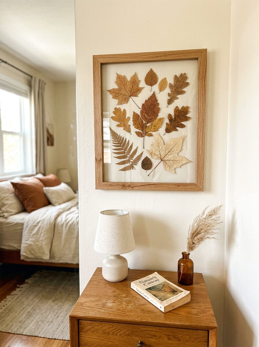 Dried Leaf Wall Frame