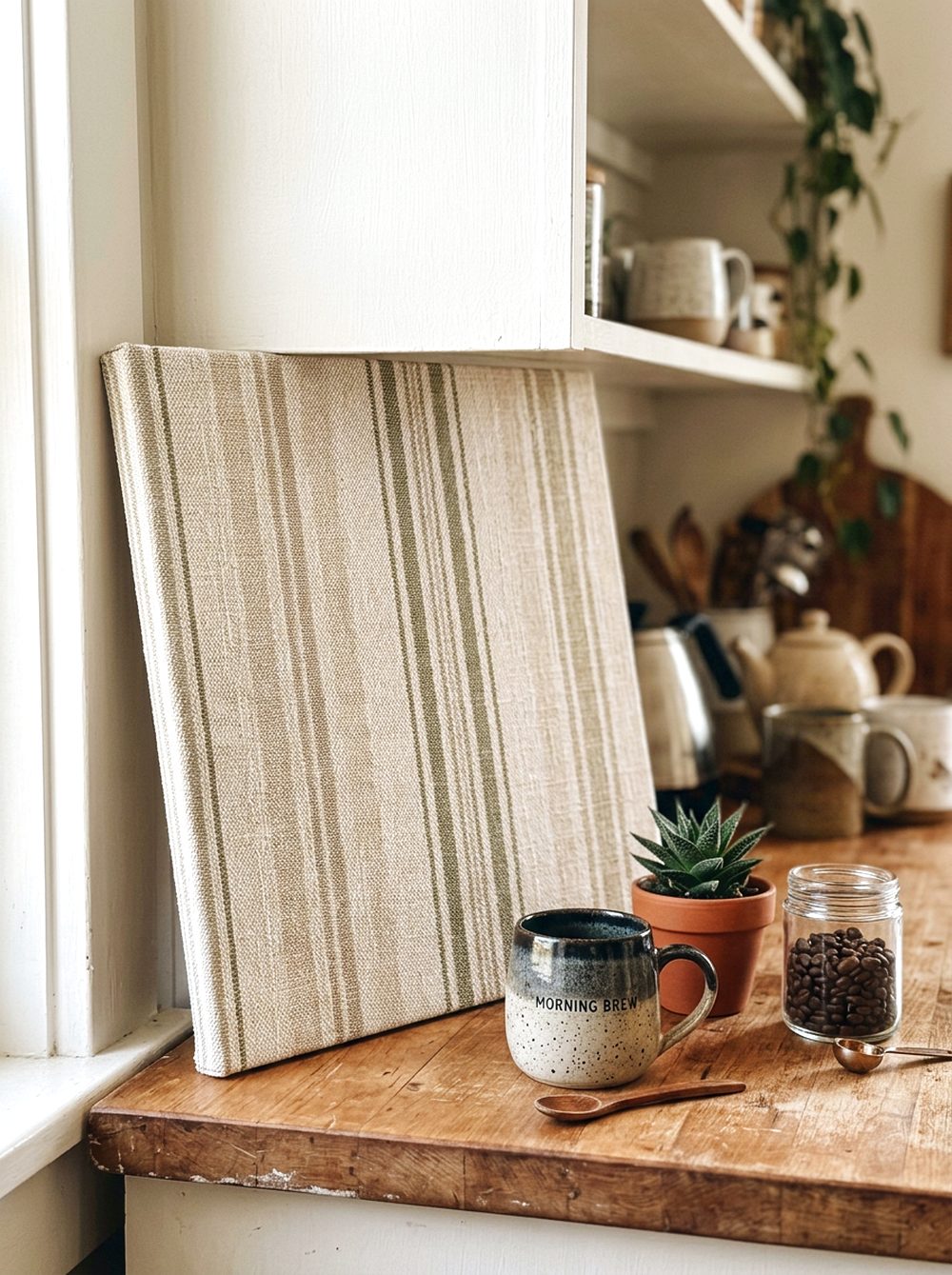 Fabric Panel Backsplash Board