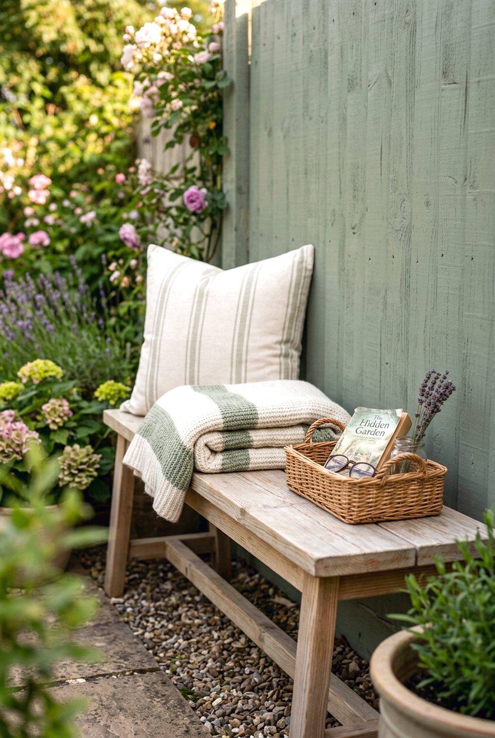 Fence Side Reading Bench