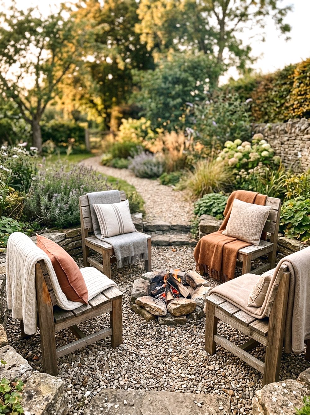 Fire Pit Chair Circle