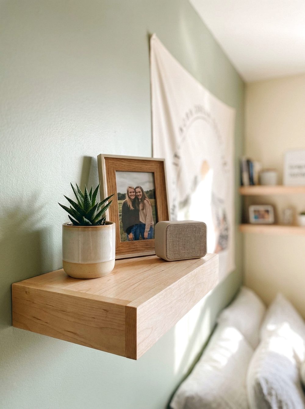 Floating Corner Shelf