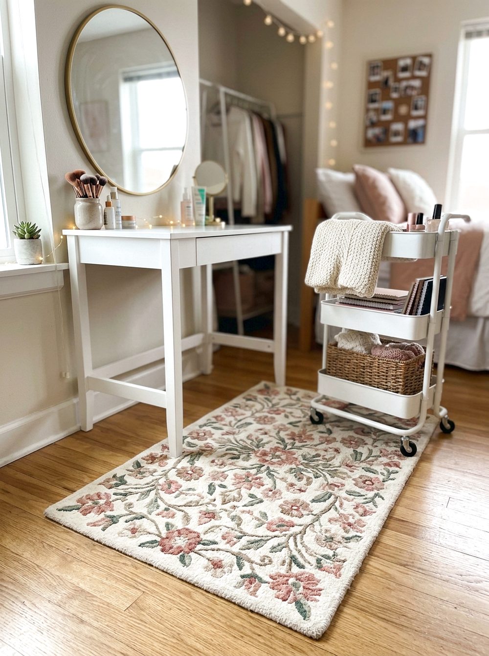 Floral Accent Rug