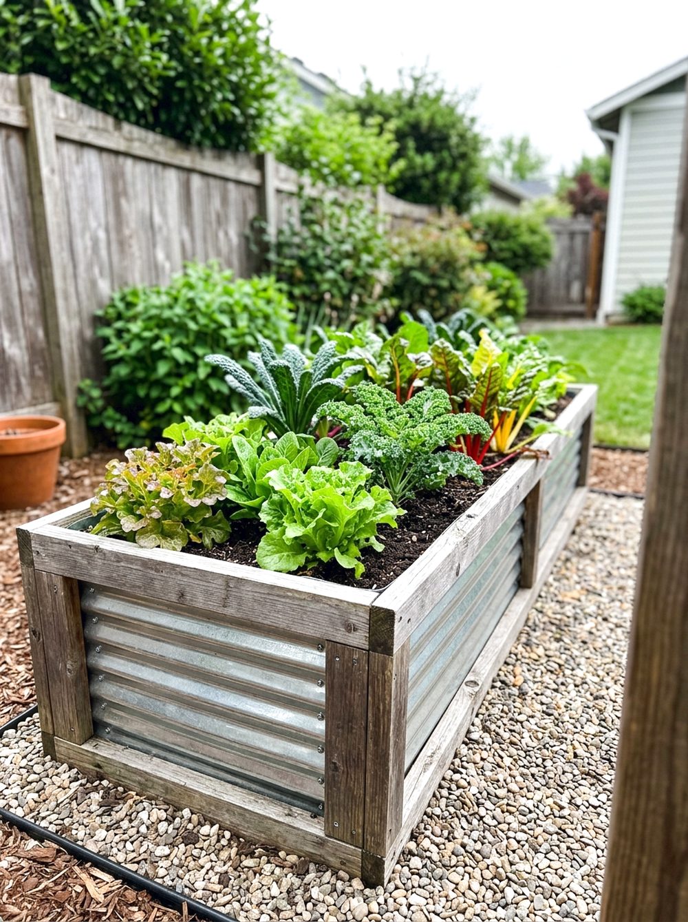 Galvanized Metal Raised Bed
