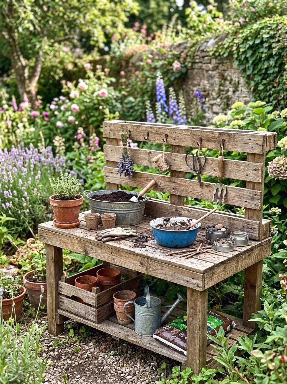 Garden Potting and Mud Kitchen Combo