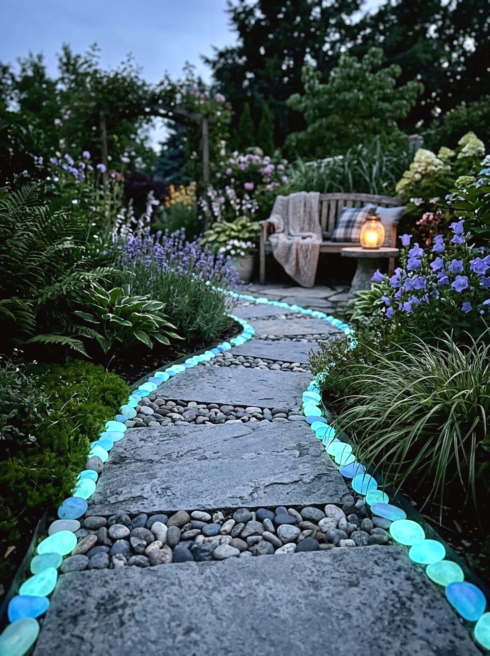 Glow Stone Night Path