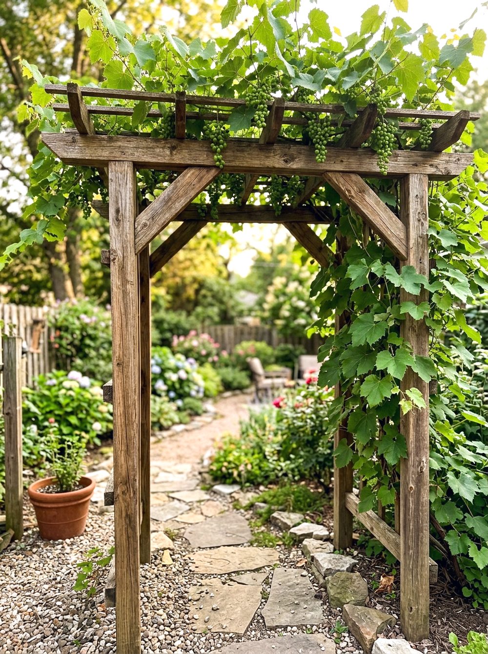 Grape Arbor Entry