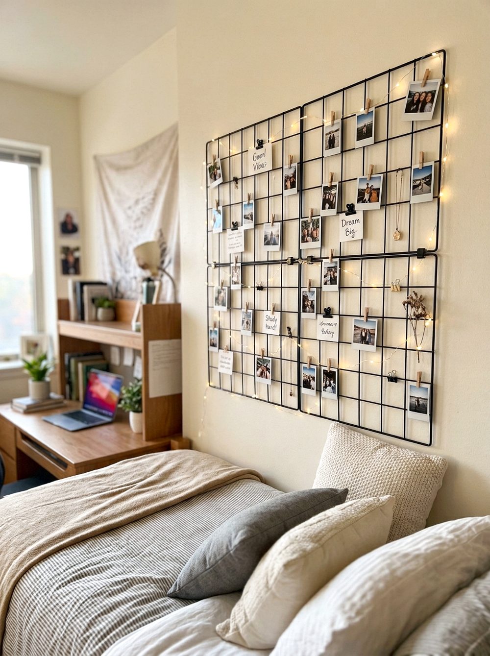 Grid Panel Headboard