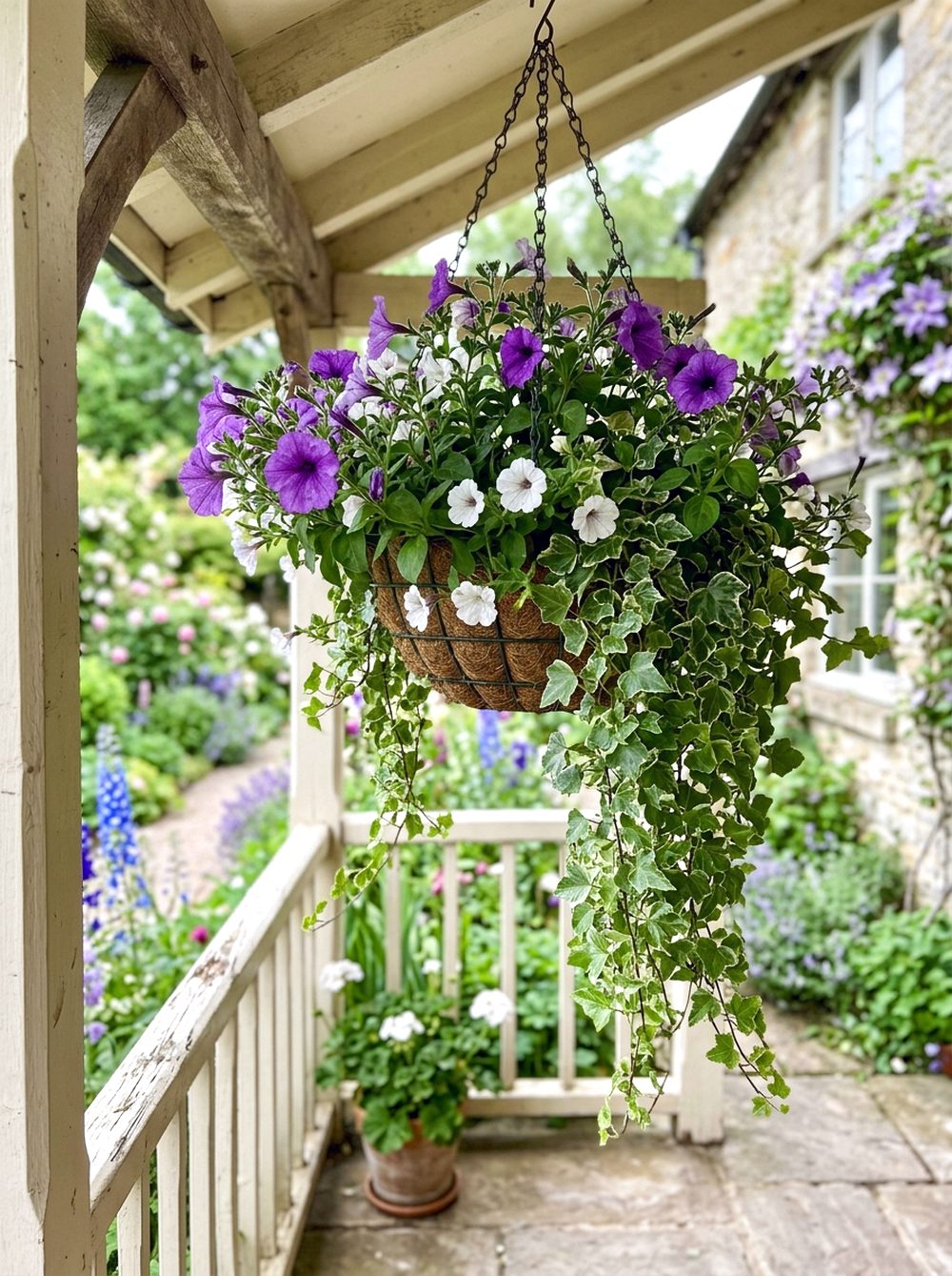 Hanging Basket Flower Corner