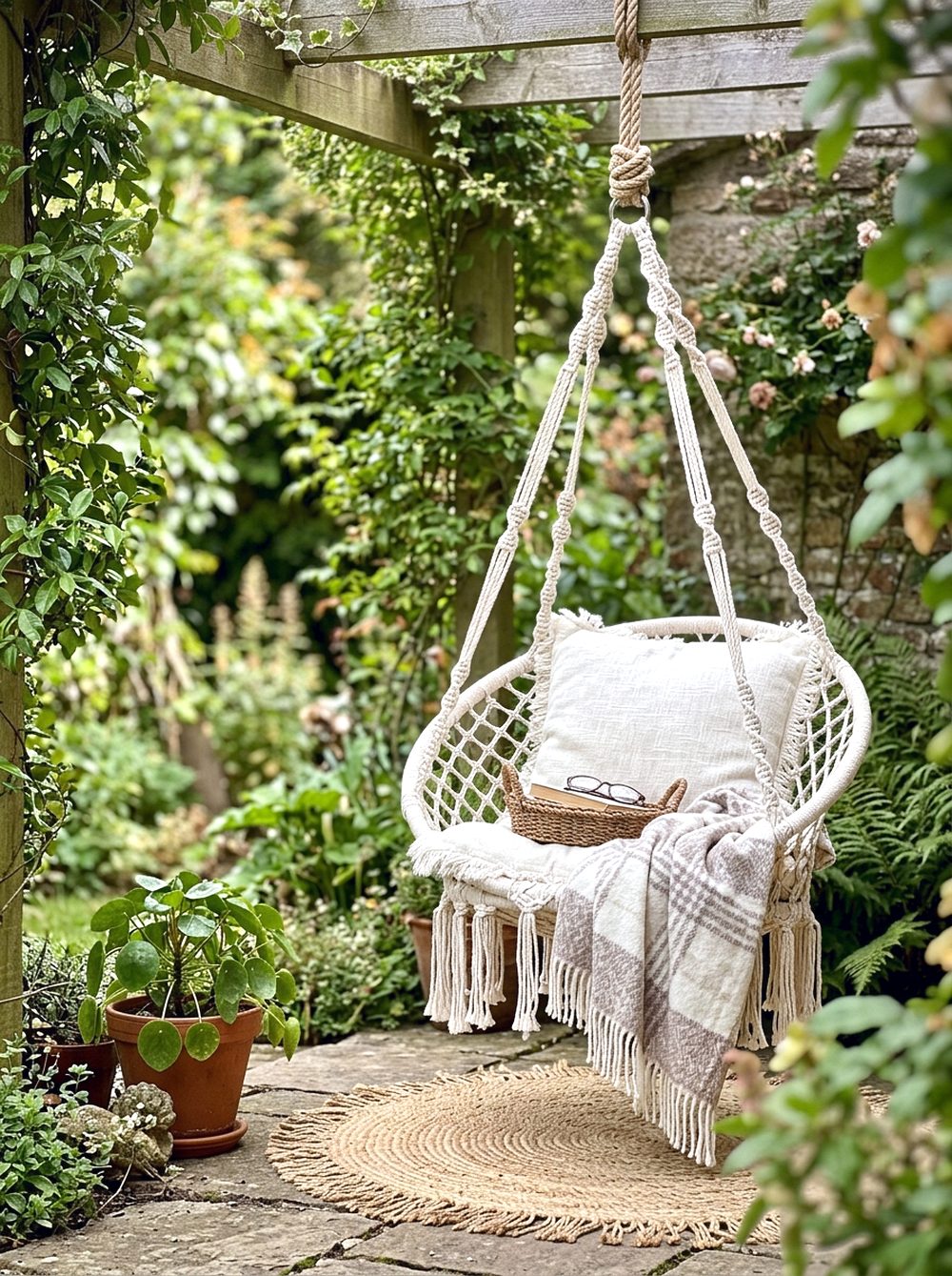 Hanging Chair Garden Nook