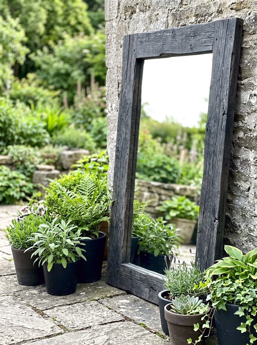 Large Outdoor Mirror Frame