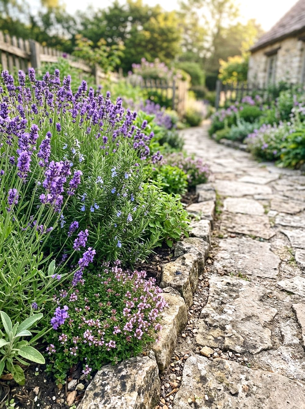 Lavender and Herb Border