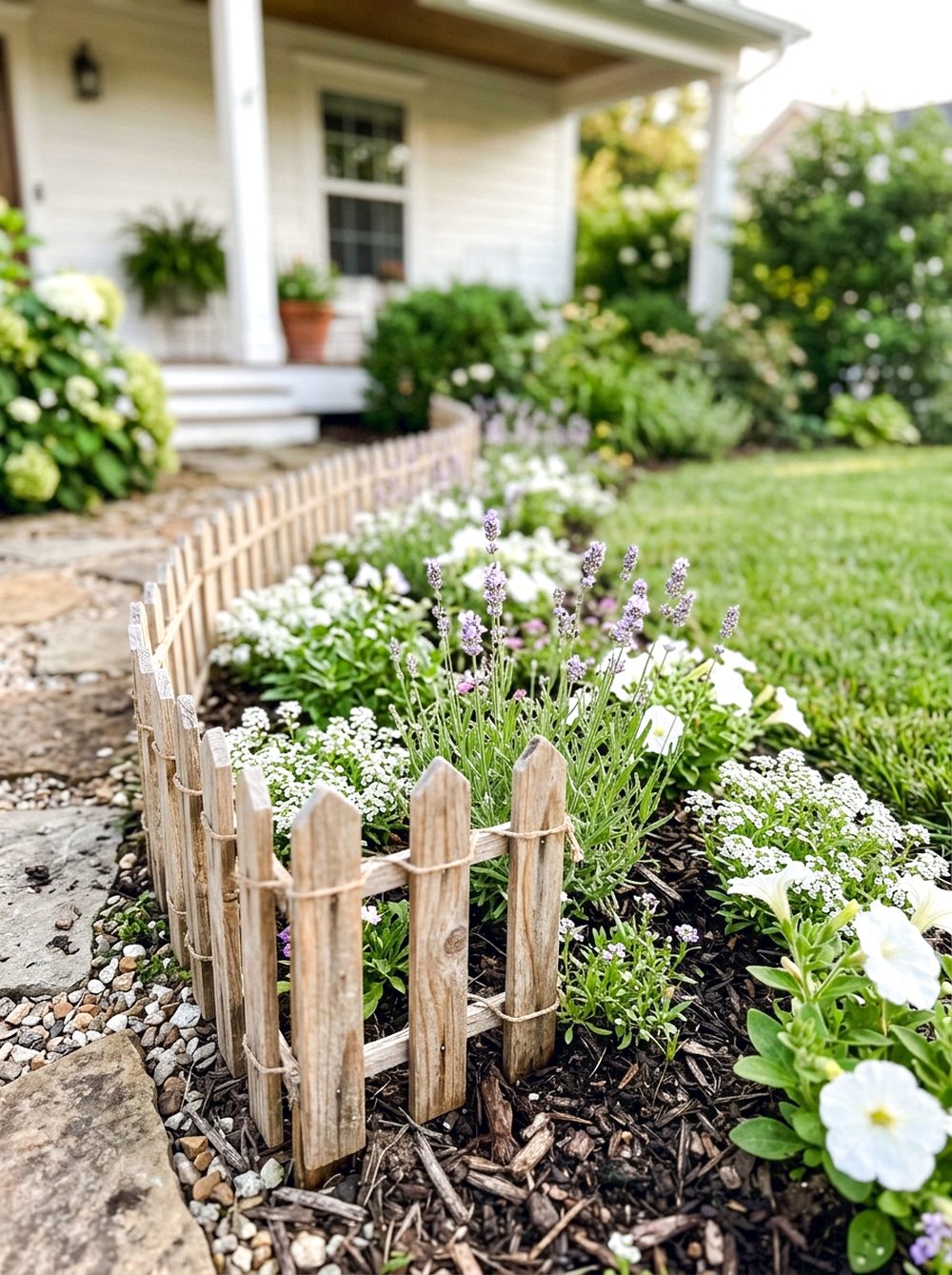 Mini Fence Around a Flower Patch
