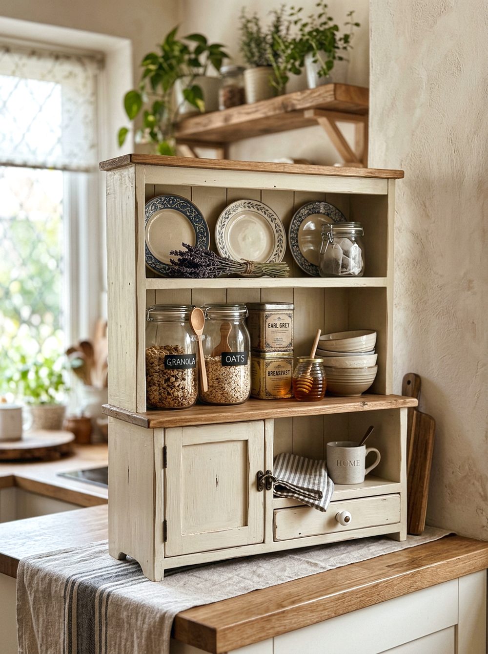 Mini Hutch Breakfast Storage