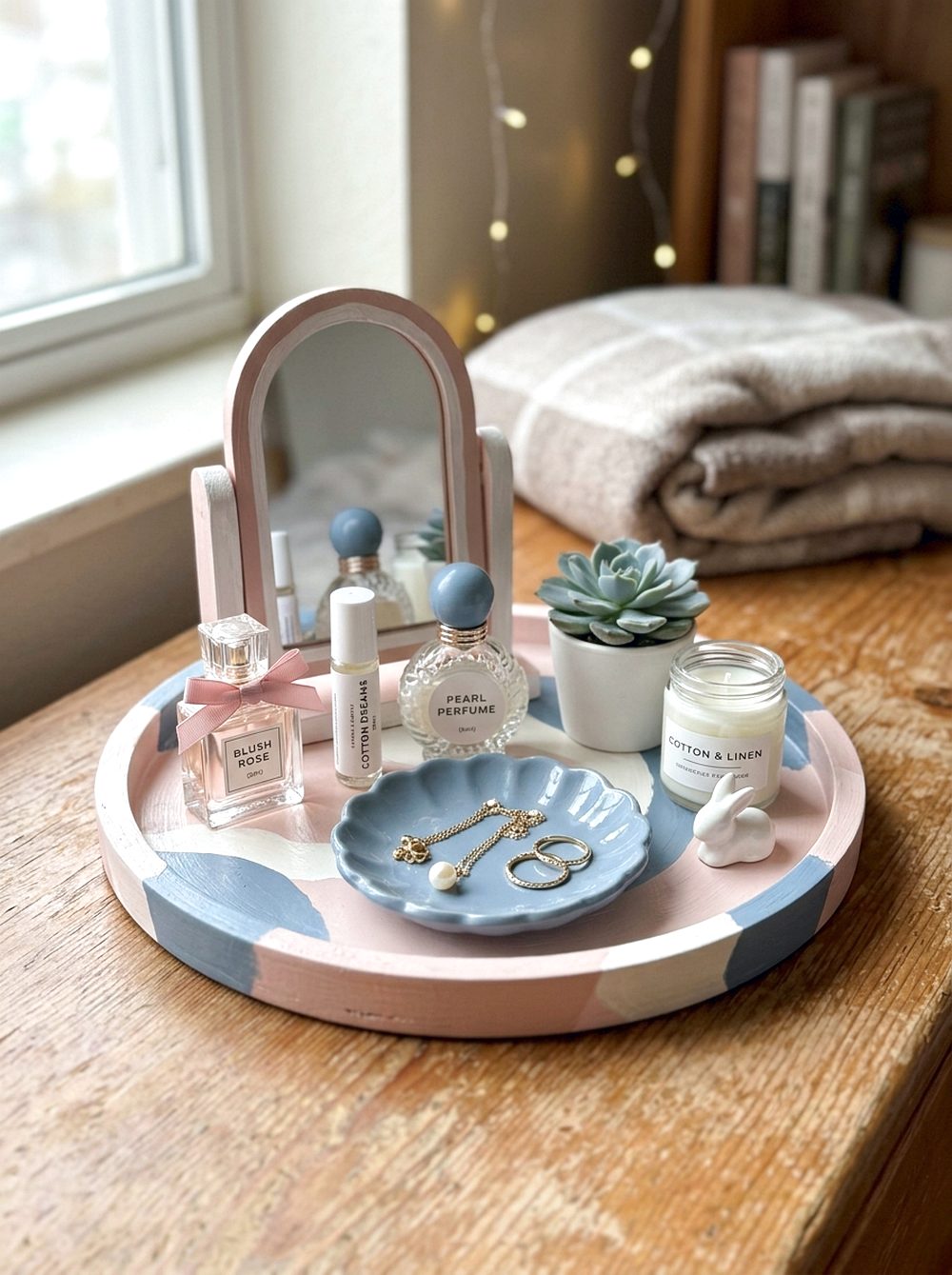 Mini Vanity Tray Setup