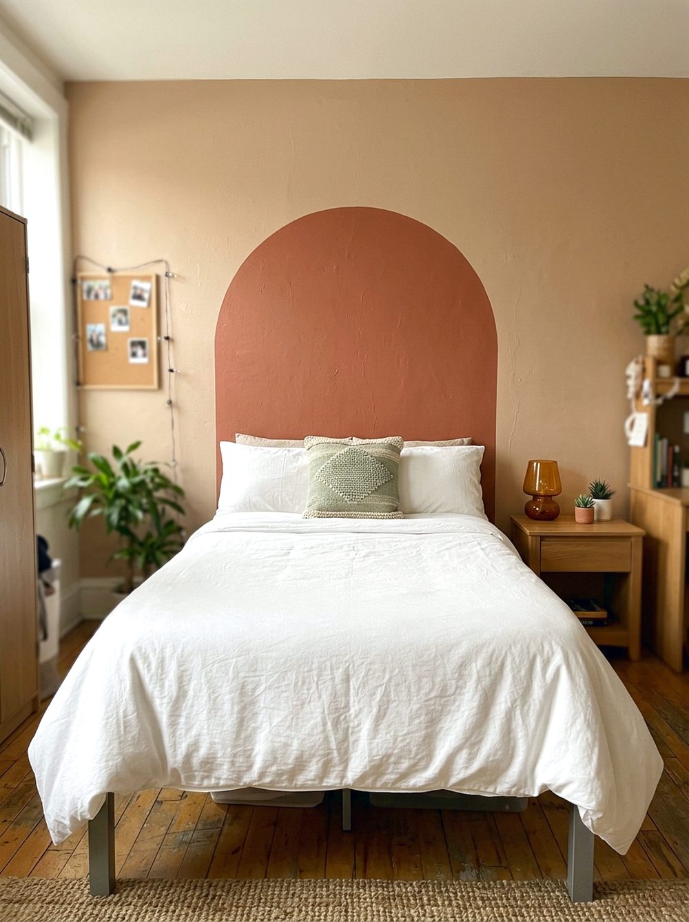Painted Arch Headboard
