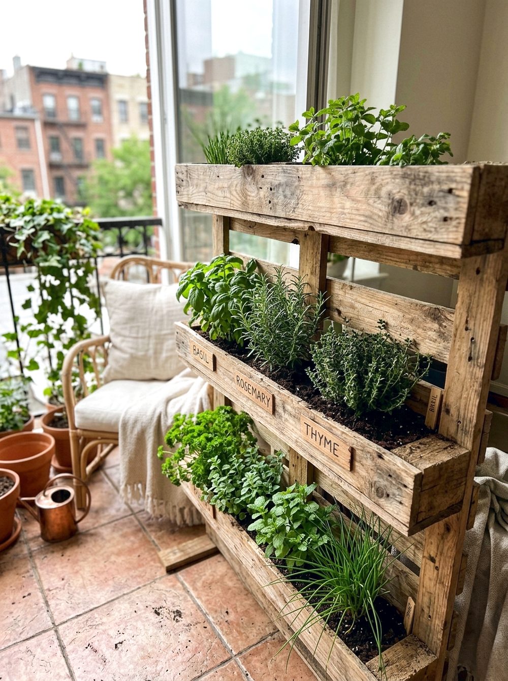 Pallet Box Herb Divider