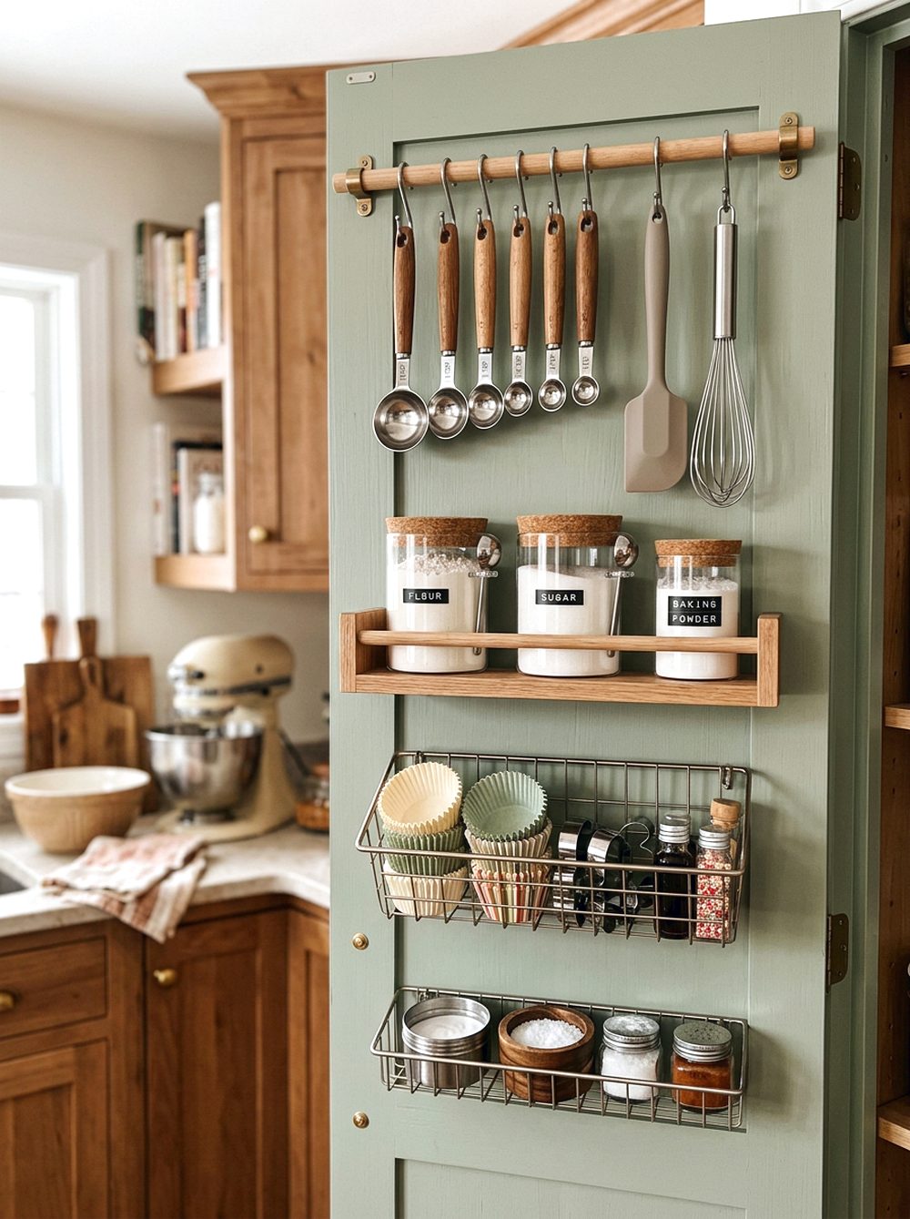 Pantry Door Organizer Station