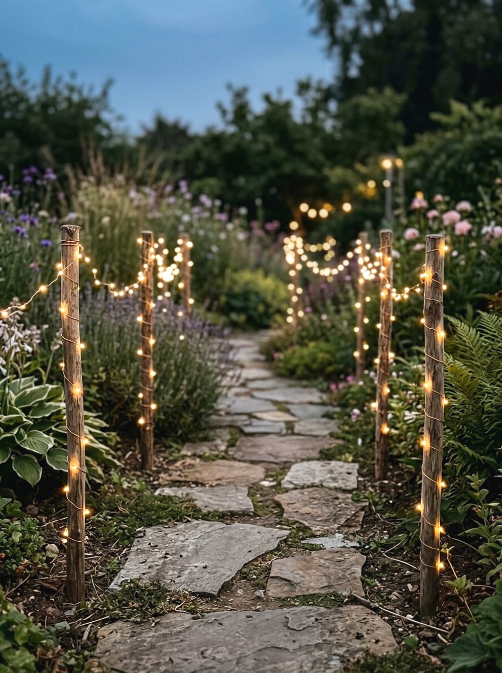 Pathway Fairy Light Stakes