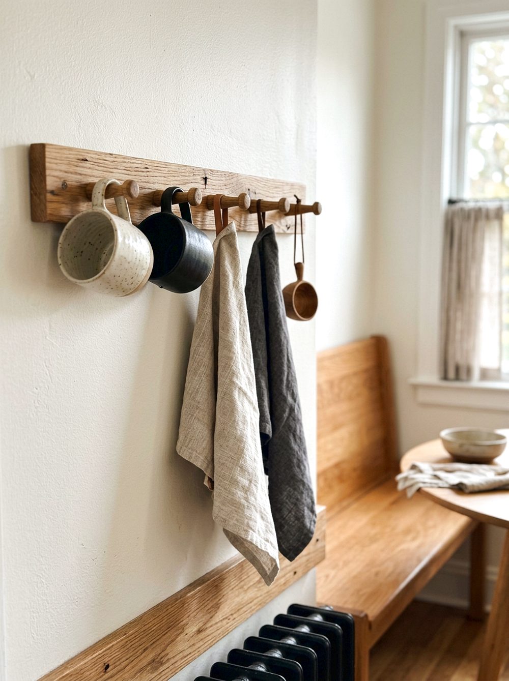 Peg Rail for Mugs and Linens