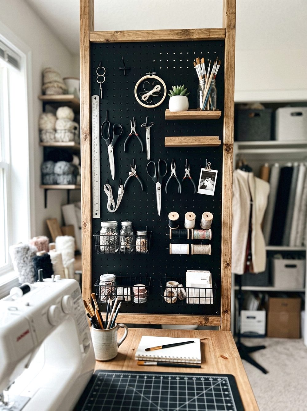 Pegboard Black Divider