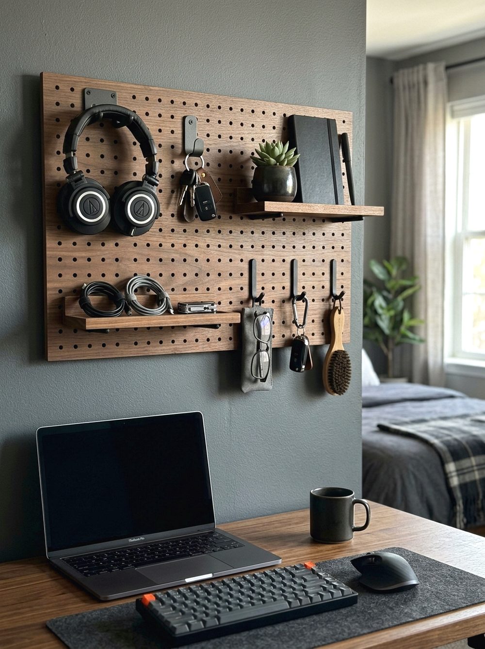 Pegboard Wall Organizer