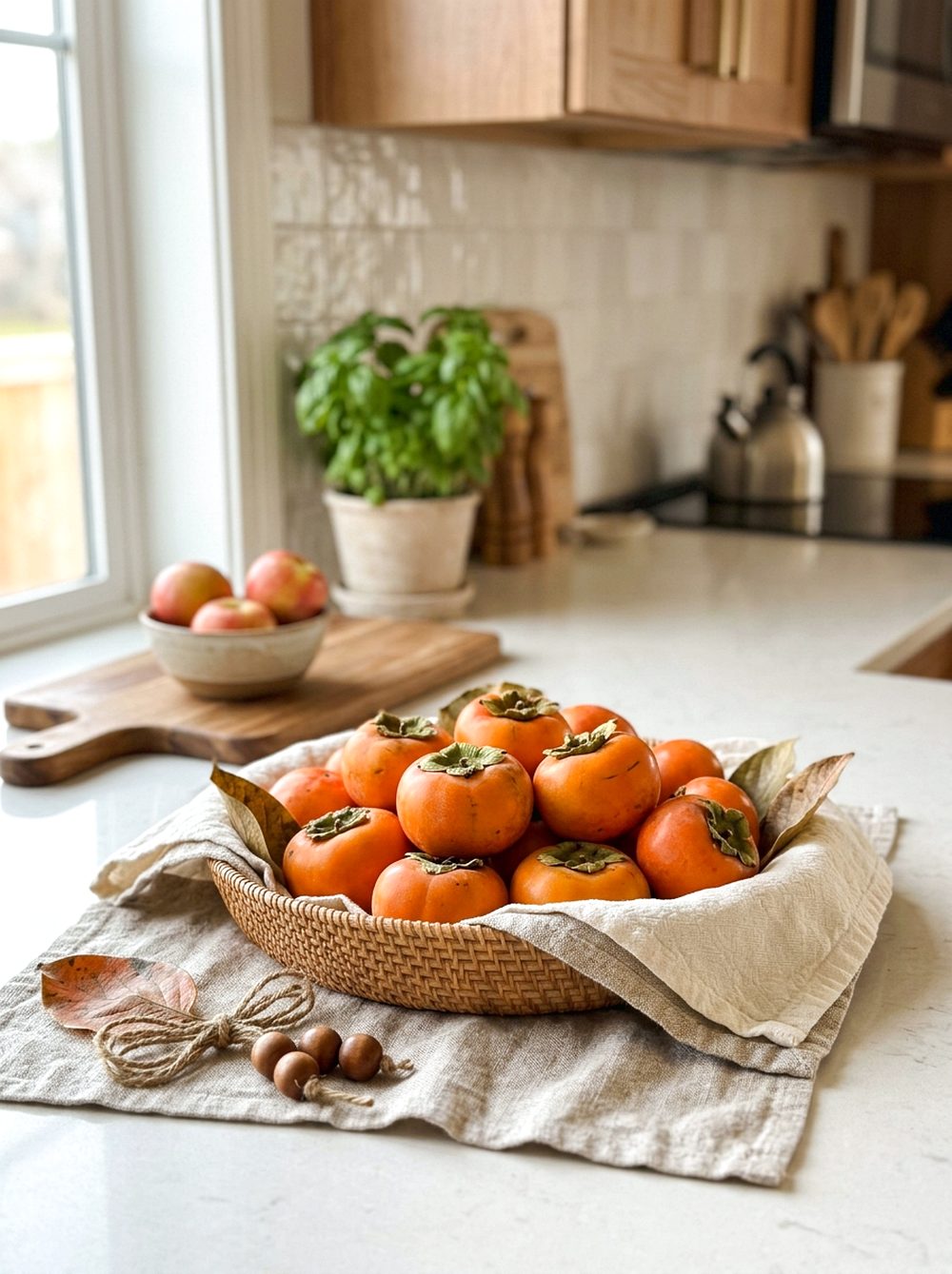 Persimmon Basket on the Island