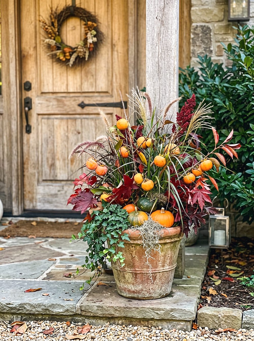 Persimmon Doorstep Planter