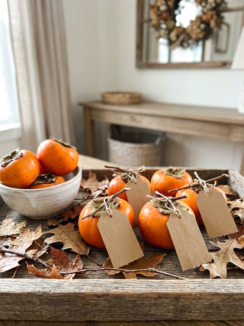 Persimmon Place Card Welcome Sign
