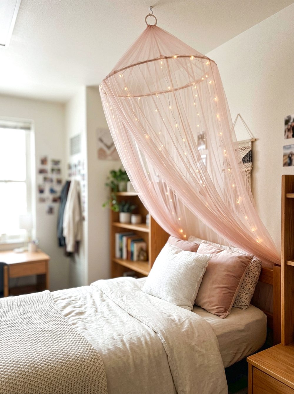 Pink Bed Canopy