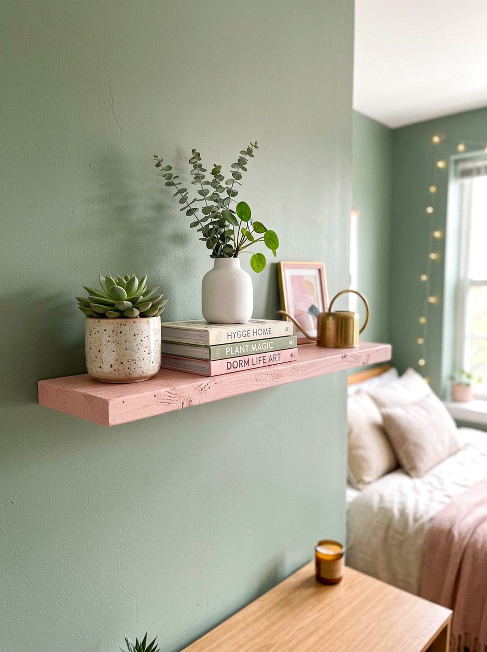 Pink Floating Shelf