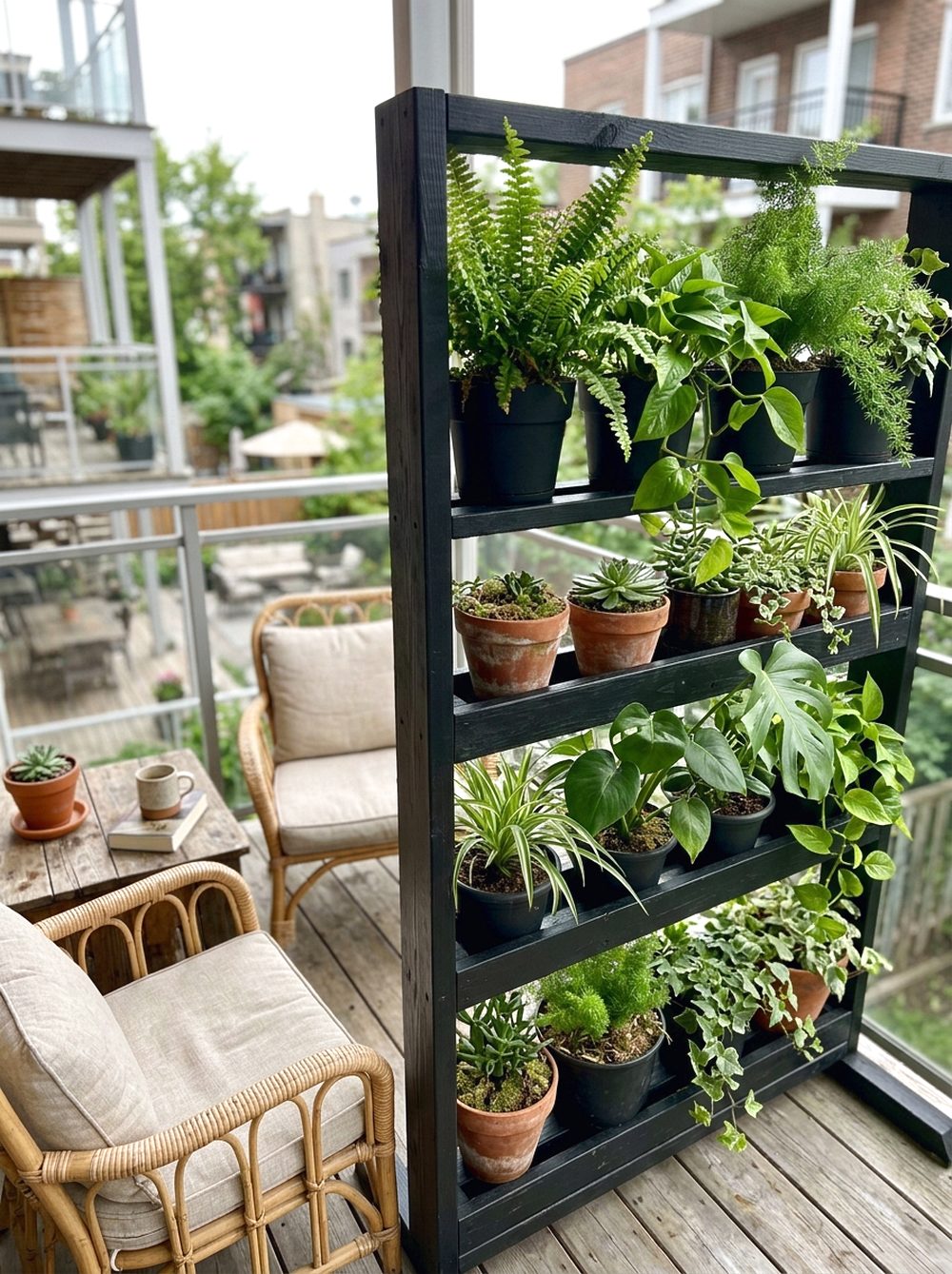 Planter Divider in Black