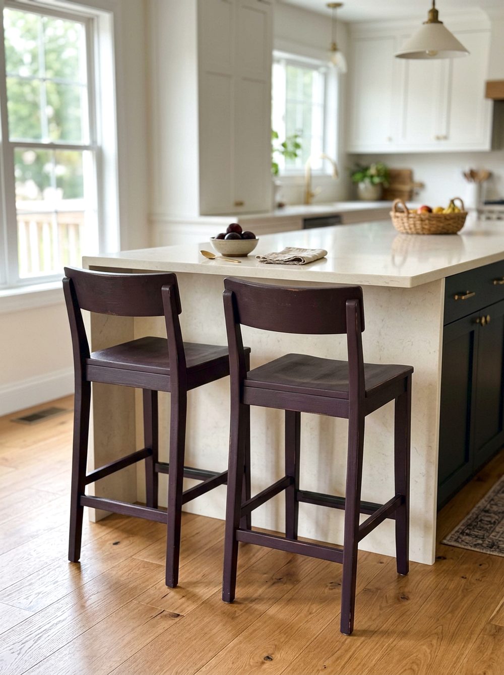 Plum Noir Bar Stools