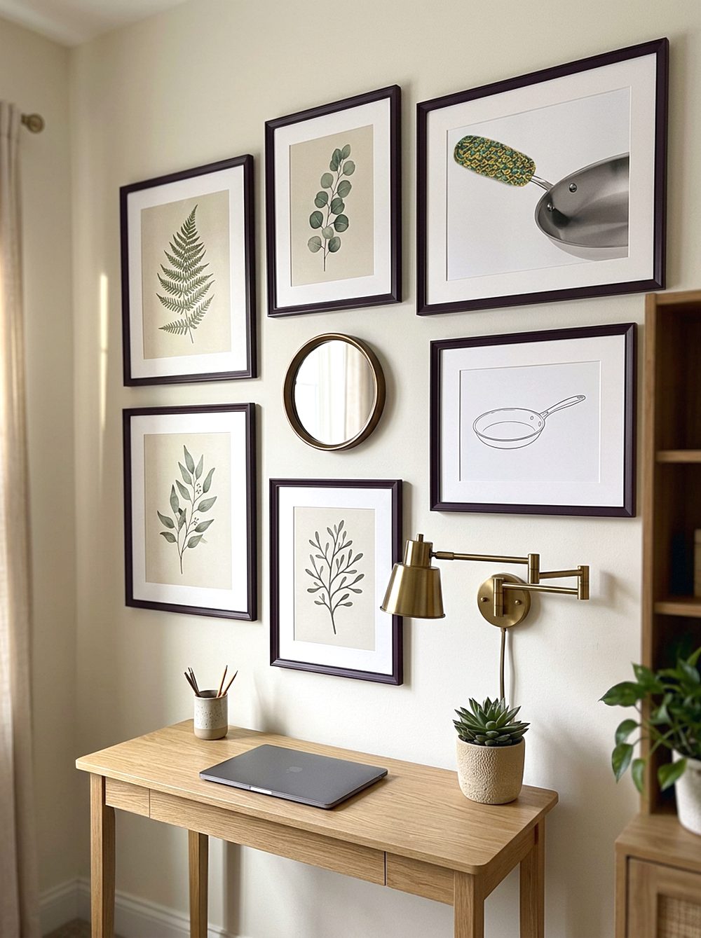 Plum Noir Gallery Wall