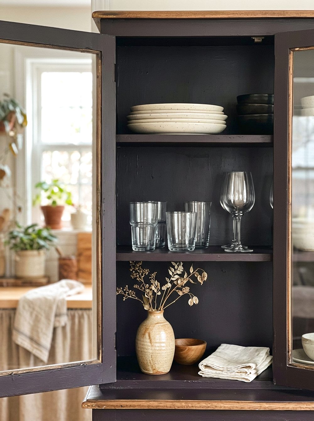 Plum Noir Hutch Interior