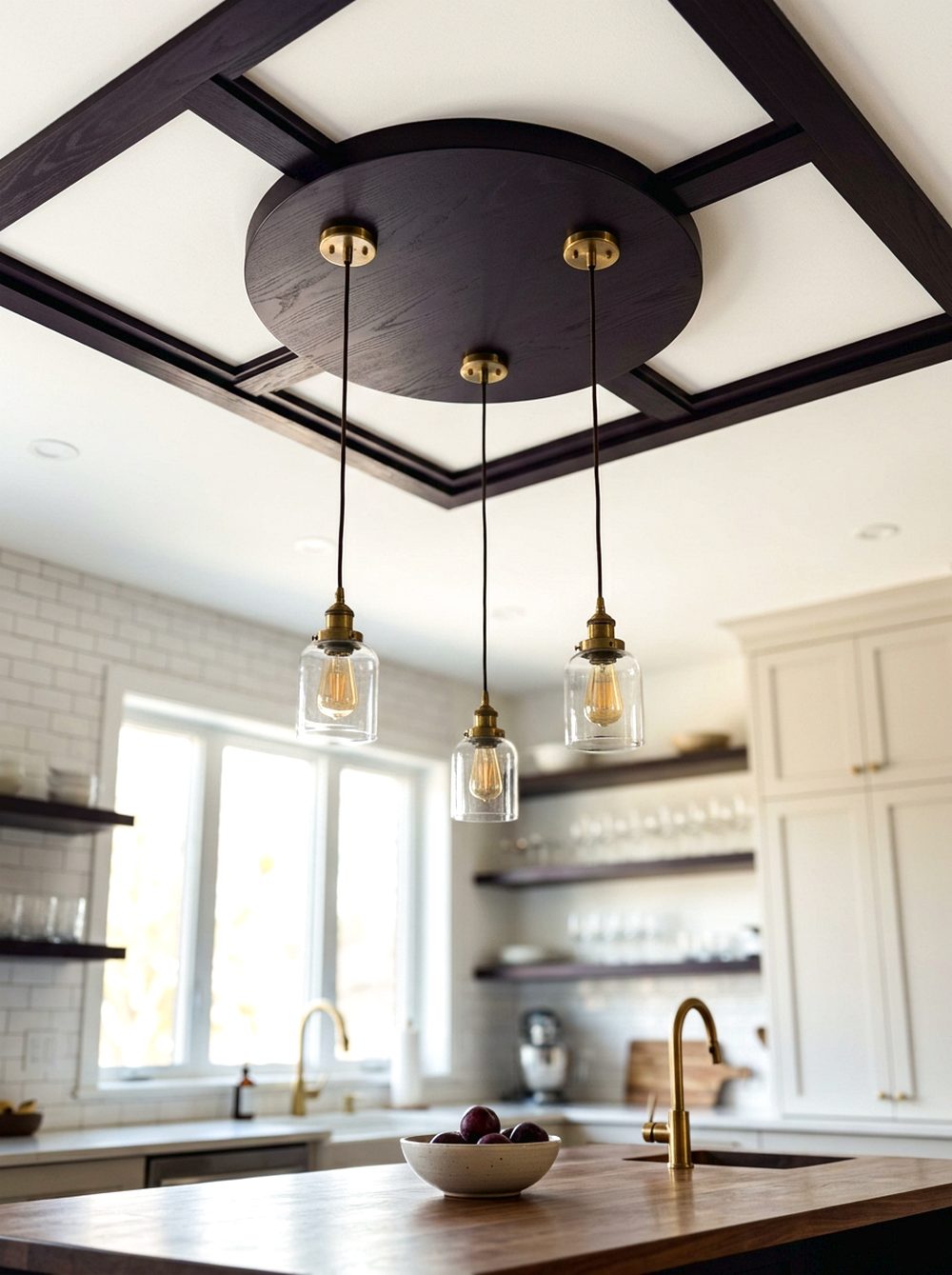 Plum Noir Pendant Light Canopy