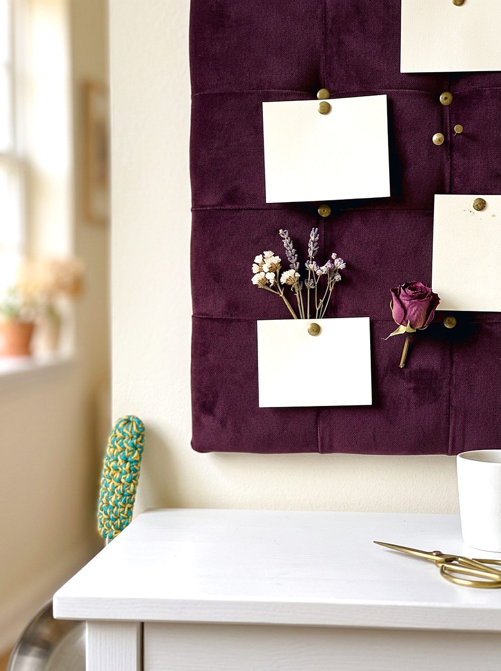 Plum Noir Pinboard