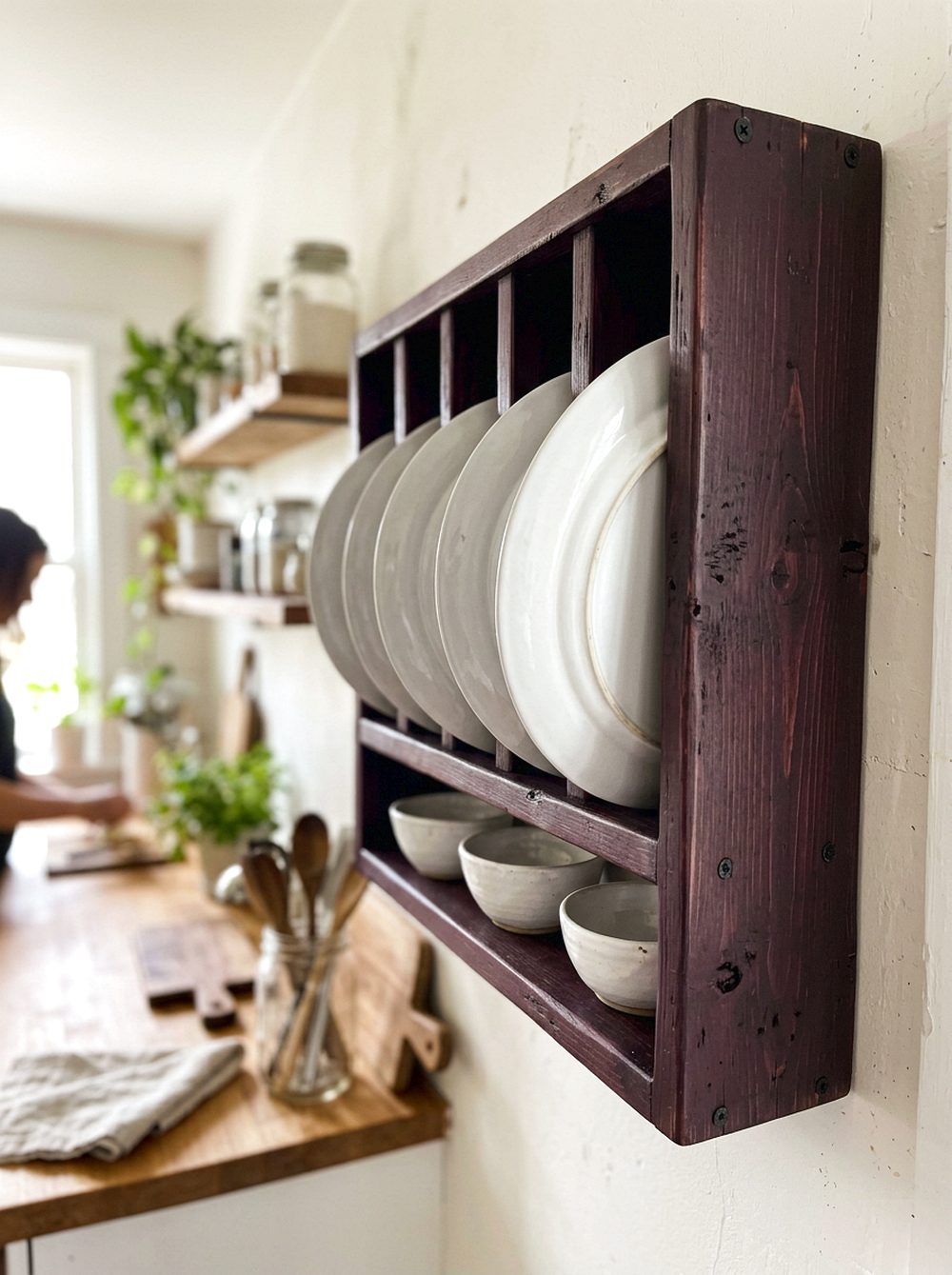 Plum Noir Plate Rack