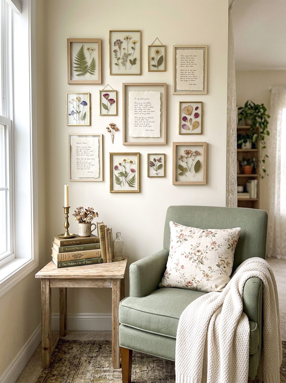 Pressed Flower Gallery Nook