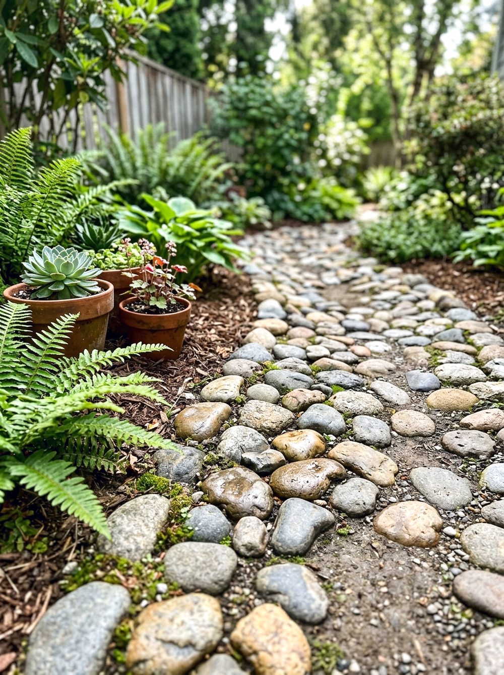 River Rock Pathway