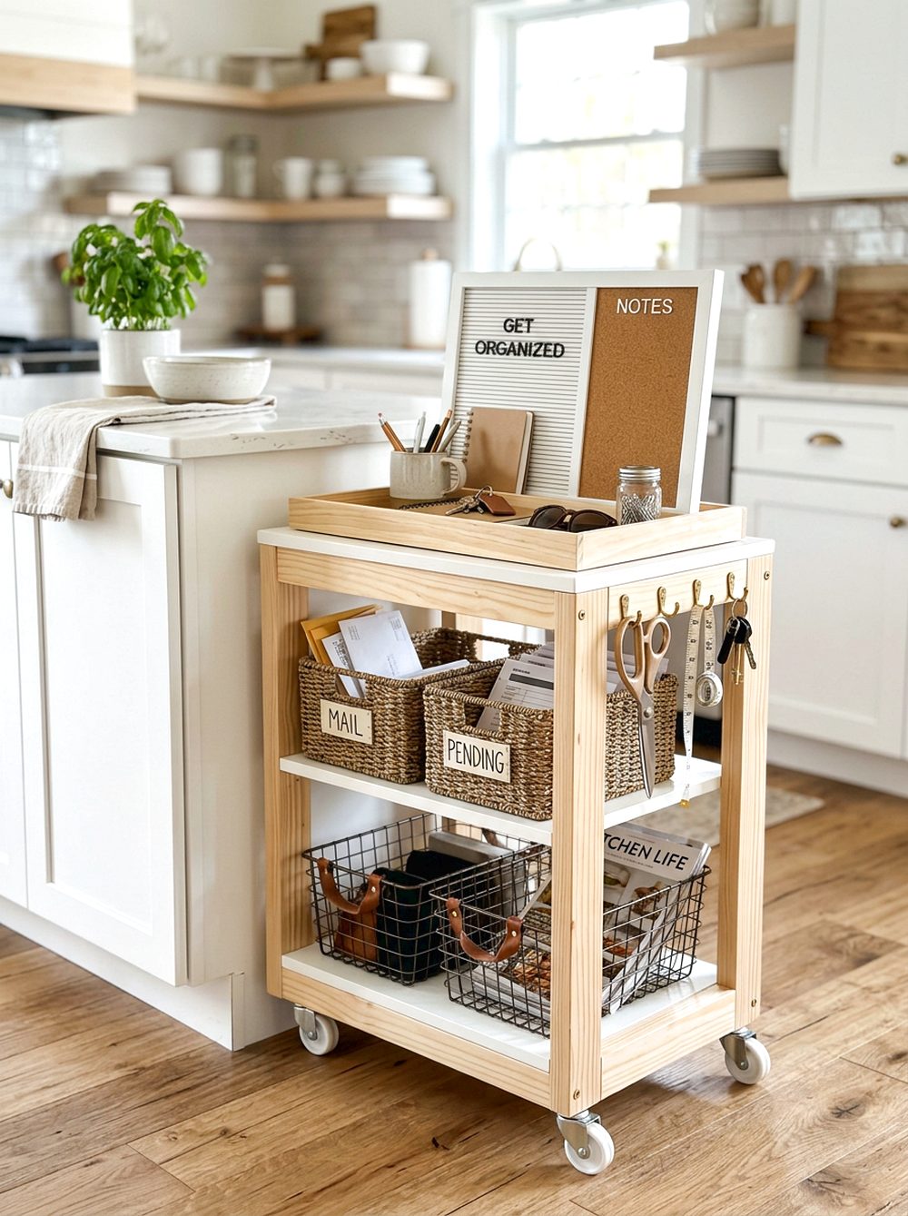 Rolling Cart Command Center