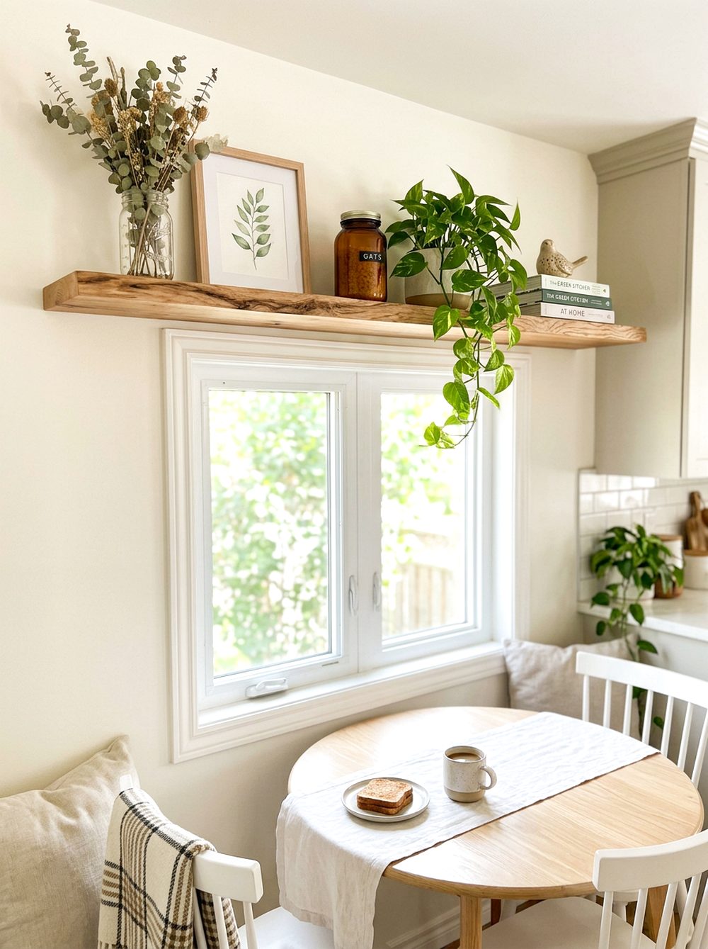 Shelf Above the Window or Table