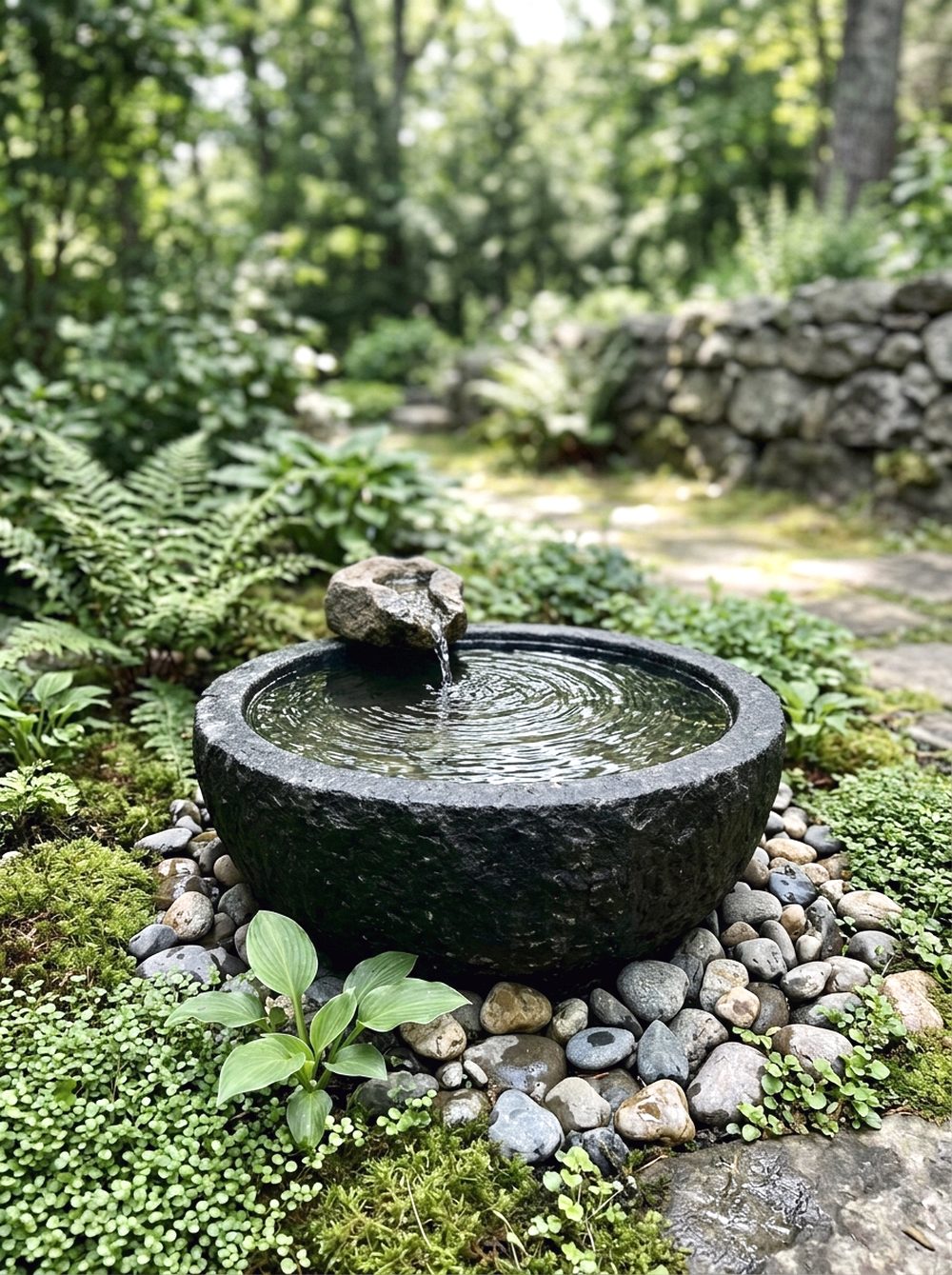 Simple Water Bowl Fountain