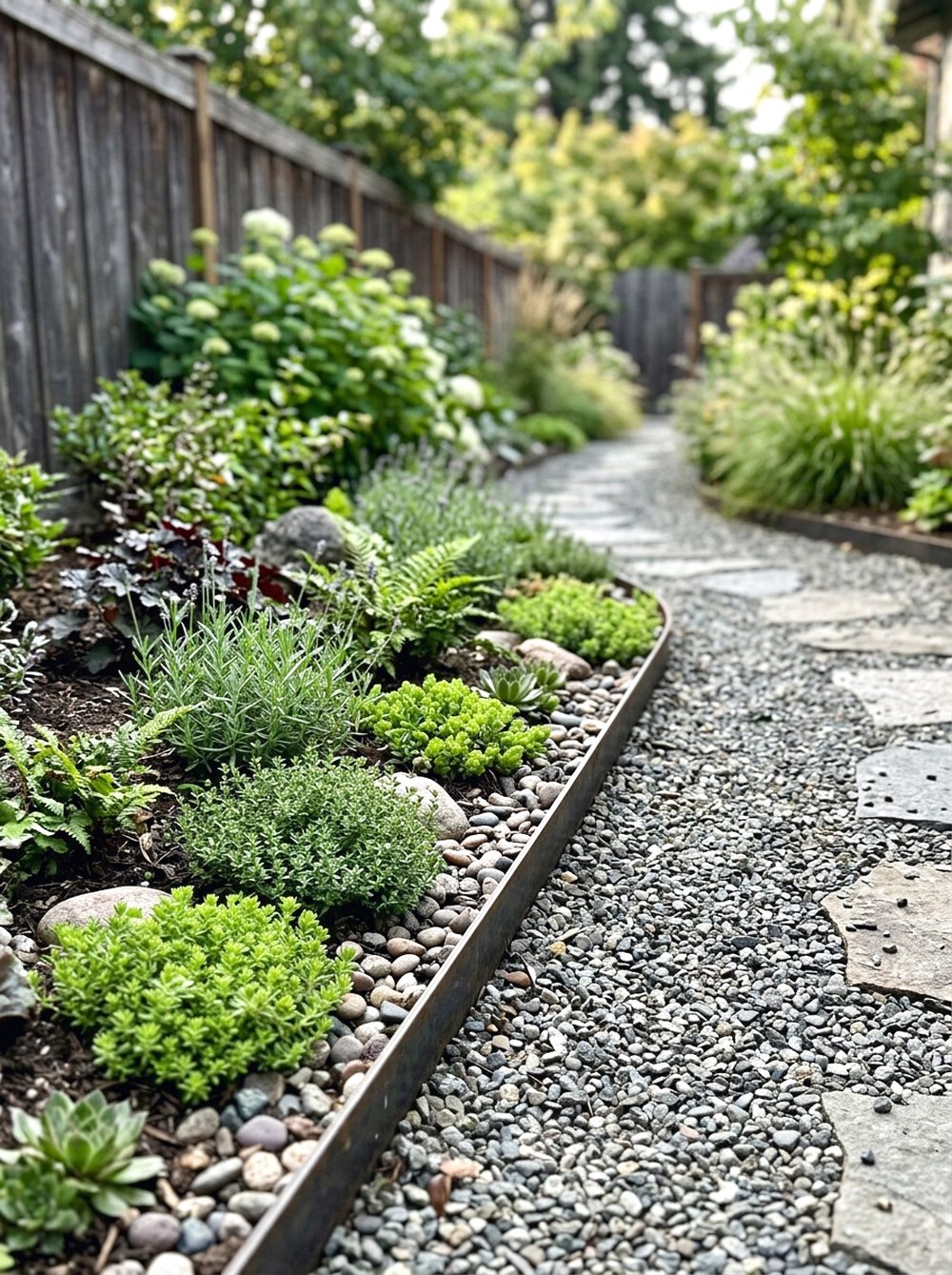 Slim Pathway Plant Border