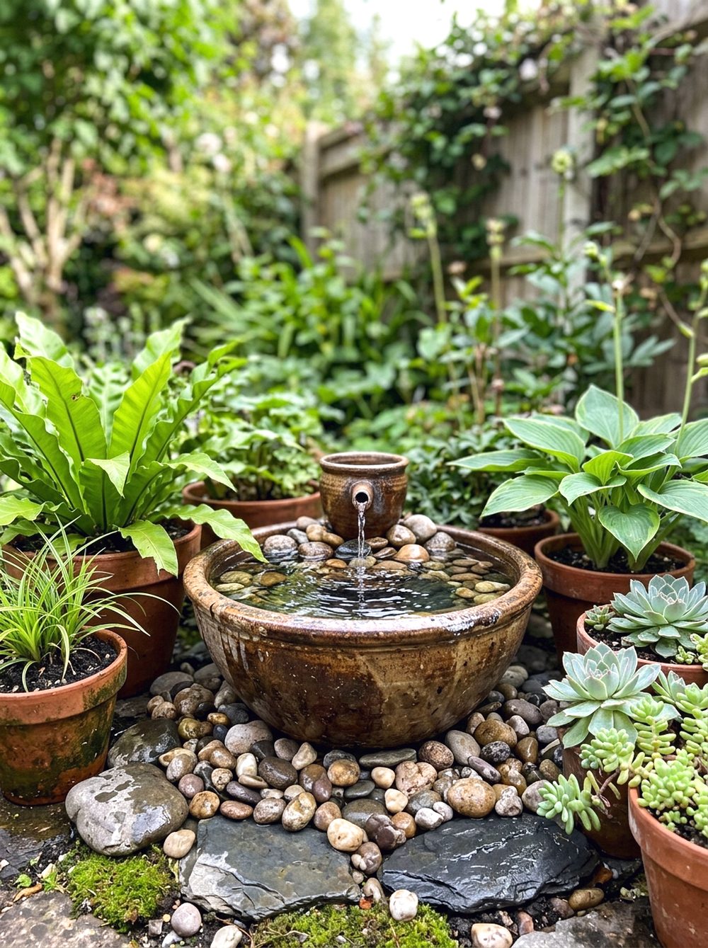 Small Water Feature Corner